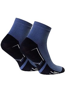 Kotníčkové ponožky pro muže Steven 319054 jeans