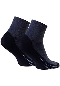 Kotníčkové ponožky pro muže Steven 303054 tm. jeans