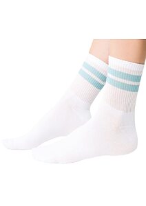 Ponožky Steven 189026 bílo-mint