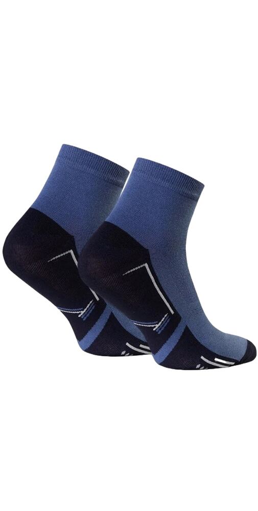 Kotníčkové ponožky pro muže Steven 319054 jeans