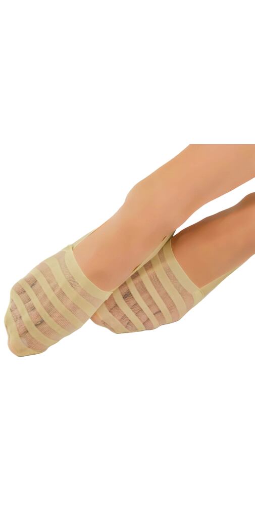 Dámské tylové ponožky do balerín 2301 tělové