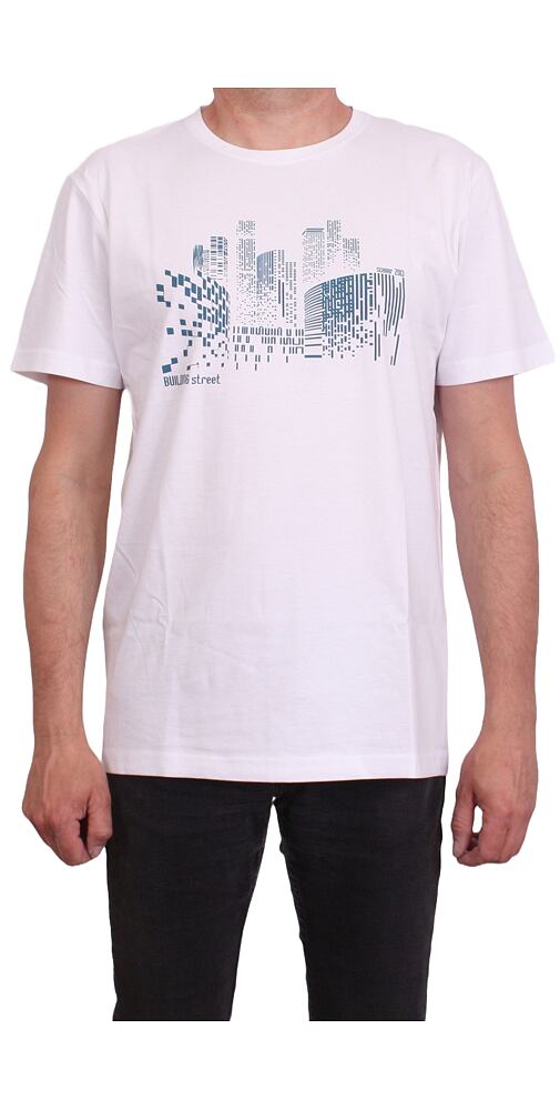 Pánské tričko s krátkým rukávem Scharf SFZ24052 bílé