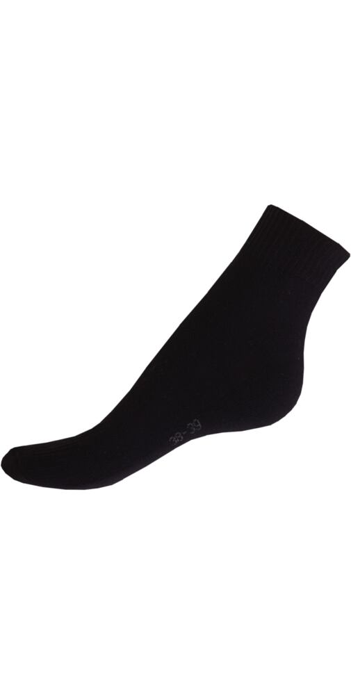 Kotníčkové ponožky se zesíleným chodidlem Matex 465 černá
