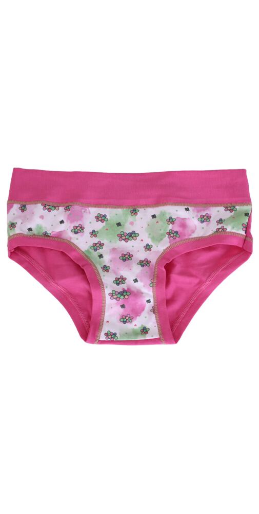 Bavlněné dívčí kalhotky Emy Bimba B2825 rosa fluo