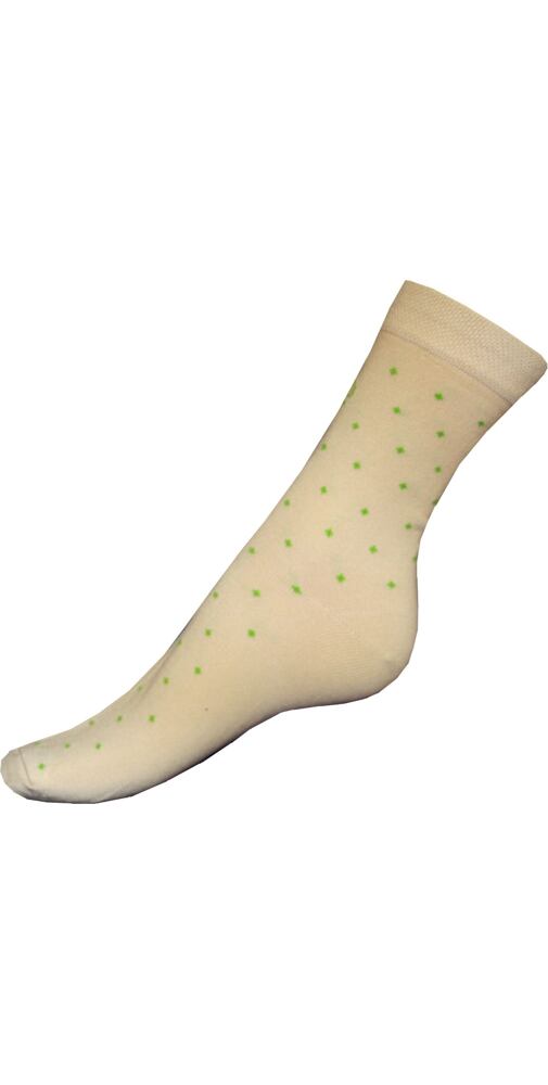 Ponožky Gapo Elastik Puntík - béžová