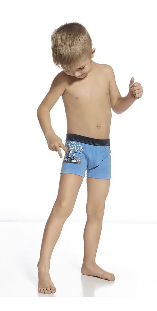 Chlapecké boxerky Cornette Kids - Dumper modrá