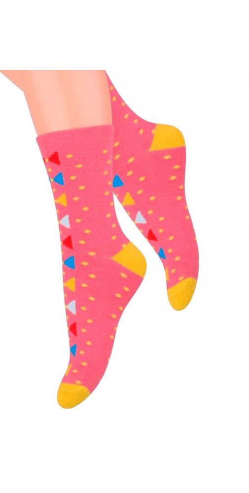 Dětské ponožky Steven 127014 - korál
