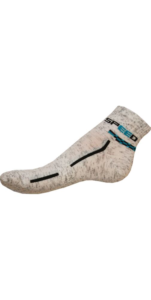 Ponožky Gapo Fit Speed šedý melír