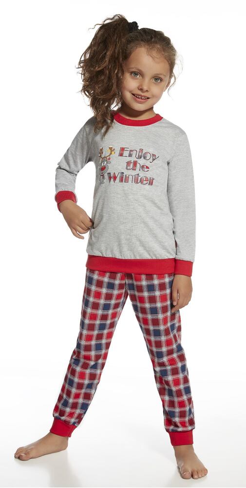 Dětské pyžamo Cornette Kids - Winter červená