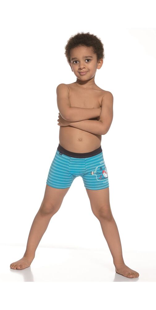 Dětské boxerky Cornette Kids - Ahoy tyrkys