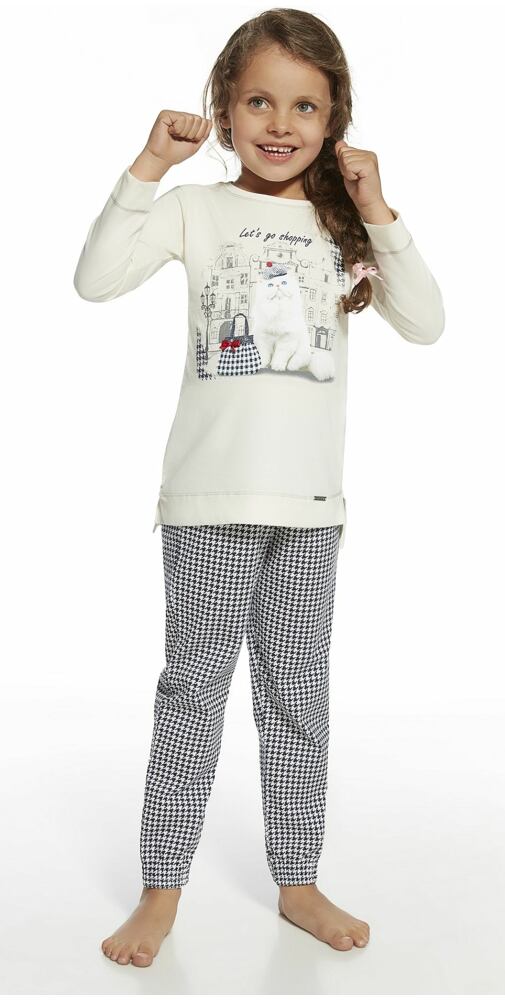 Dětské pyžamo Cornette Kids - Shopping smetanová