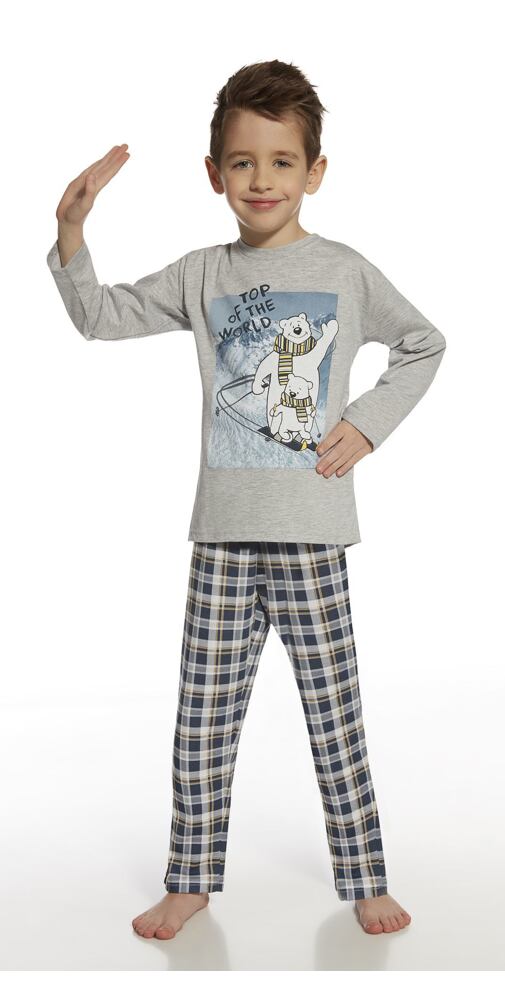 Chlapecké pyžamo Cornette Young - Top Of The World šedá