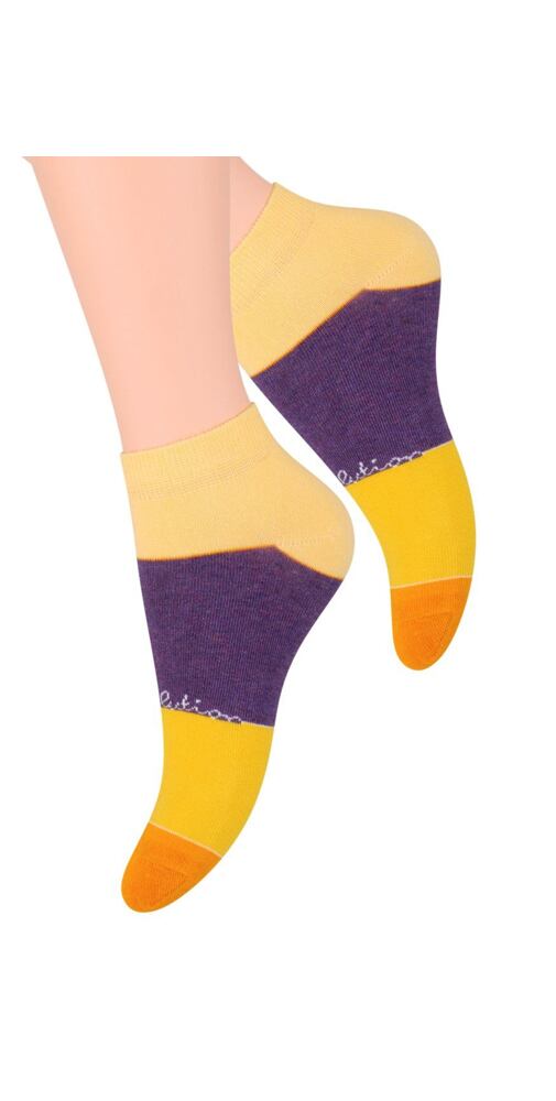 Ponožky Steven 63052 - žlutá
