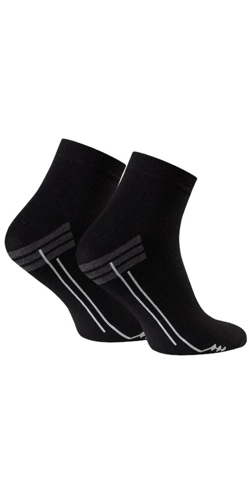 Kotníčkové ponožky pro muže Steven 310054 černé