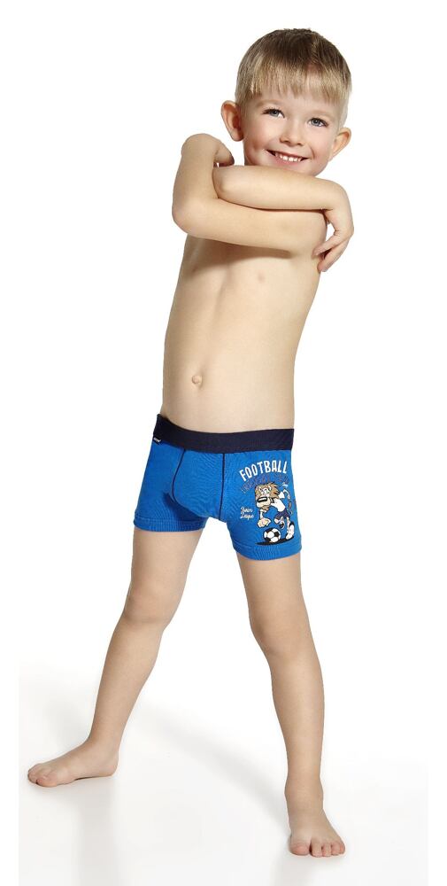 Chlapecké boxerky Cornette Kids - Fottball modrá
