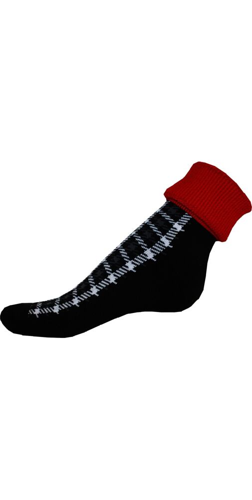 Ponožky Matex 656 Adélka - červená