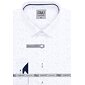 Košile s dlouhým rukávem AMJ Comfort VDBR 1314 bílo-tyrkys