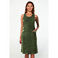 Froté dámské  šaty Vamp bez rukávů 20549 zelené