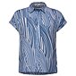Dámská viskózová pruhovaná košile Cecil 344678 soft light blue