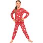 Dívčí pyžamo Cornette Kids Gnomes 3 červené