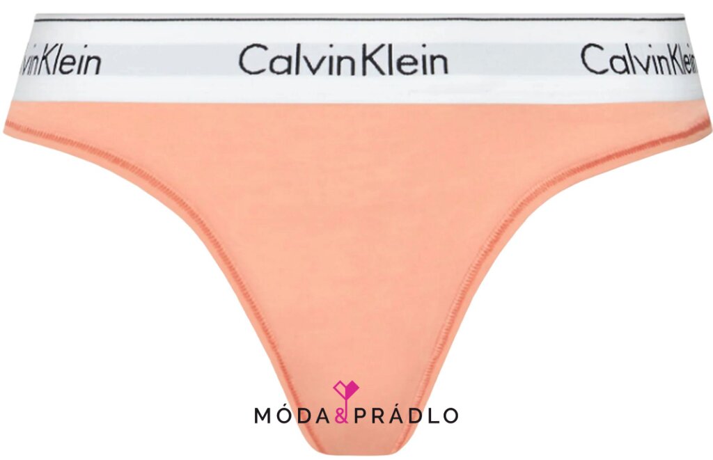 Damska tanga Calvin Klein F3786 coral moda pradlo.cz