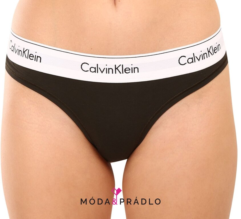 Damska tanga Calvin Klein F3786 tm. olivova moda pradlo.cz