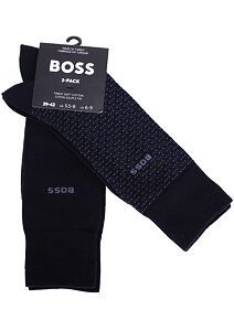 Pánské oblekové ponožky Boss 50491197 2 pack