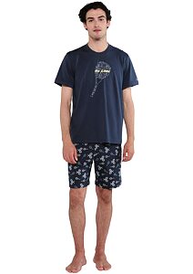 Pánské pyžamo Vamp pro tenisty 20642 gray ombre