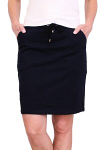 Dámská sukně s širokou gumou v pase Sabatti 23021 navy