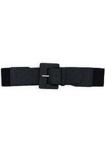 Dámský elastický široký pásek LD-67162 černý