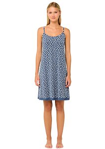 Letní noční košile s ramínky Vamp 22056 blue raf