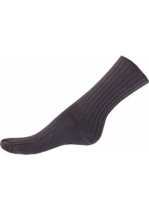 Bavlněné ponožky Gapo s jemným řádkem grafit
