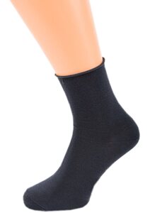 Ponožky Gapo Zdravotní s elastanem a rolovacím lemem grafit