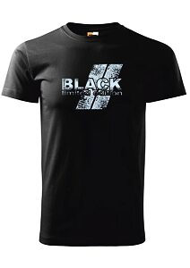 Černé pánské tričko pro neformální příležitost Scharf SFL 22052