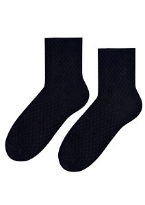 Ponožky Steven s bambusem 007125 černé