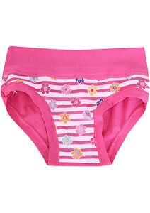 Bavlněné kalhotky s obrázky Emy Bimba B2637 rosa fluo