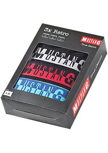 Boxerky Mustang 4198-1003 Retro multipack 406
