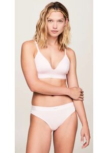 Sportovní podprsenka Tommy Hilfiger Bralette UW0UW04748 sv.růžová