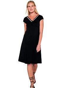 Vamp dámské šaty Alicia s širokými ramínky 20510 černé