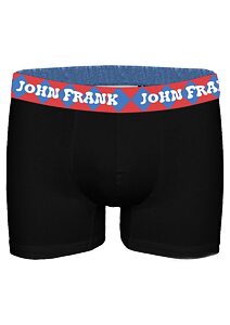 Boxerky pro muže John Frank s micromodalem JFBMODHYPE41 černé
