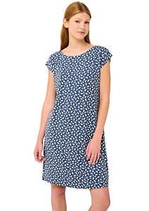 Letní noční košile s potiskem mušlí Vamp 22051 blue raf