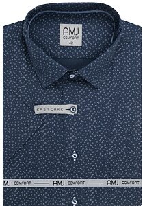 Elegantní košile pro muže AMJ Comfort Slim VKSBR 1440 navy