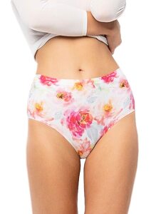 Vysoké dámské kalhotky Julimex Simple Maxi Peony
