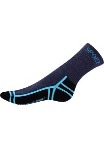 Ponožky DVJ SportMove melír modrá