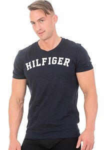 Pánské tričko Tommy Hilfiger UM0UM00054 navy Organic cotton