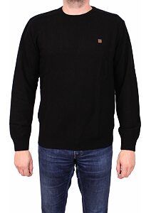 Pánský svetr s kulatým výstřihem  Jordi 80 černý