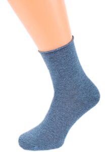 Ponožky Gapo Zdravotní s elastanem a rolovacím lemem jeans