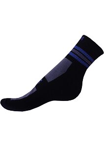 Kotníčkové ponožky se zesílenou patou Gapo Fit Young modré