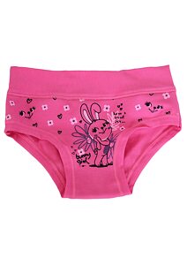 Dívčí kalhotky obrázkem Emy Bimba B2741 rosa fluo