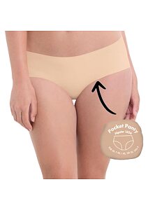 POCKET PANTY Hipster Anita 1456 deep sand